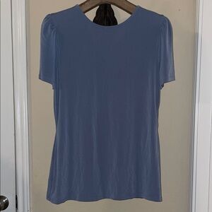Express Short Sleeve Top in Slate Blue